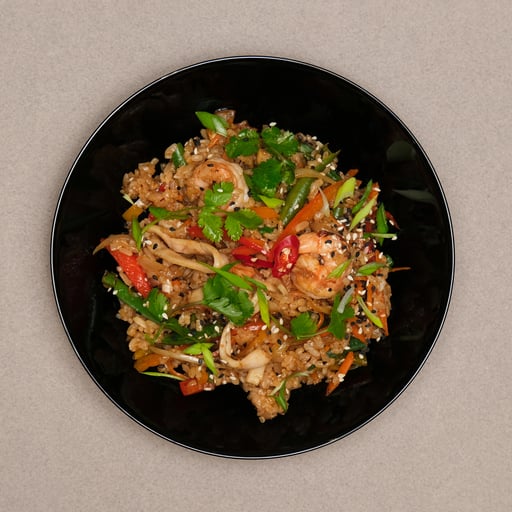 Рис с морепродуктами