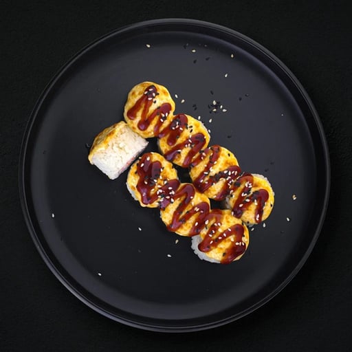 Запеченный с курицей