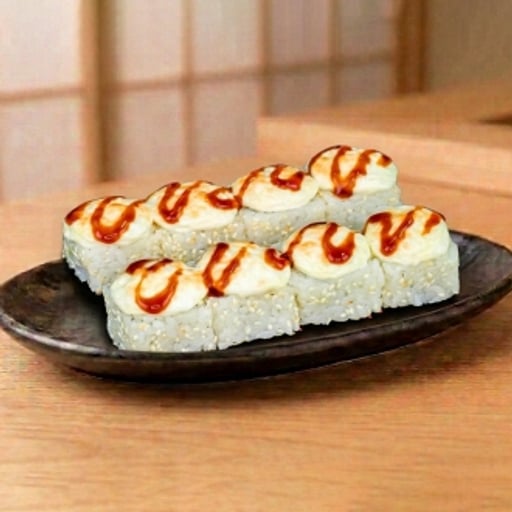 Запечённый с креветкой